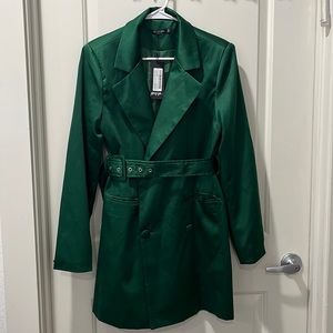 Green Blazer dress